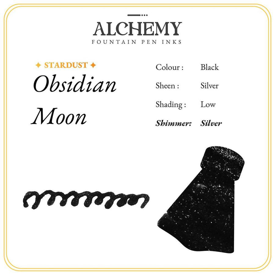 Alchemy Ink Endless Stationery Alchemy Obsidian Ink Bottle (45ml) | EndlessPens