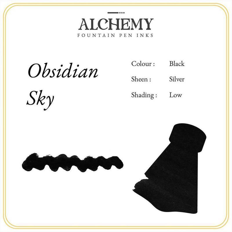 Endless Stationery Ink Bottle (45ml) - Alchemy Obsidian