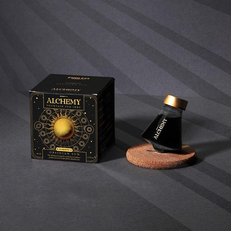 Endless Stationery Ink Bottle (45ml) - Alchemy Obsidian