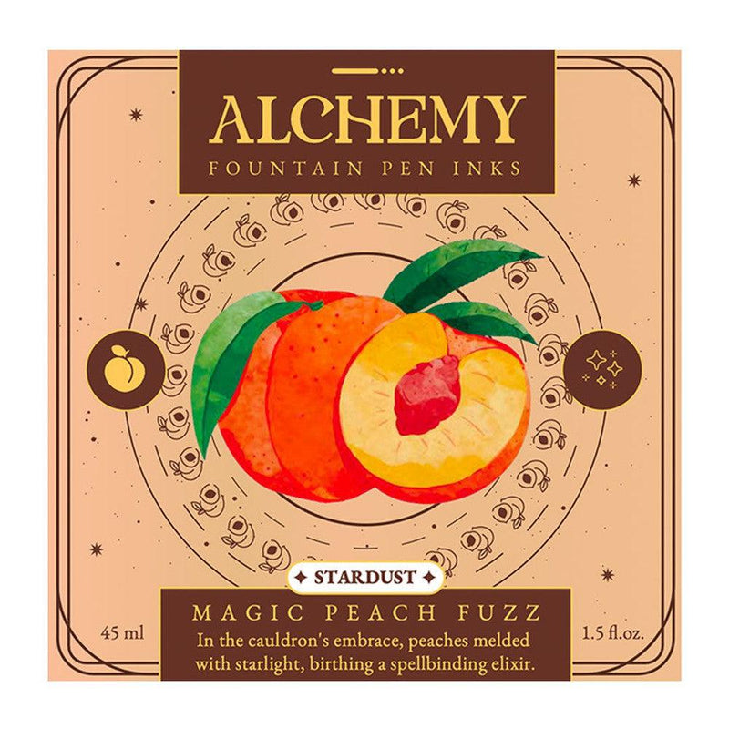 Endless Stationery Alchemy Stardust Shimmer Ink Bottle (45ml) - Magic Peach Fuzz Product Logo | EndlessPens