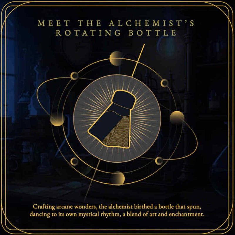 Endless Stationery Alchemy Ink Bottle (60ml) - Meet The Alchemist's Rotating Bottle