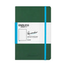 Endless Stationery Recorder A5 Notebook - Forest Canopy (Green)