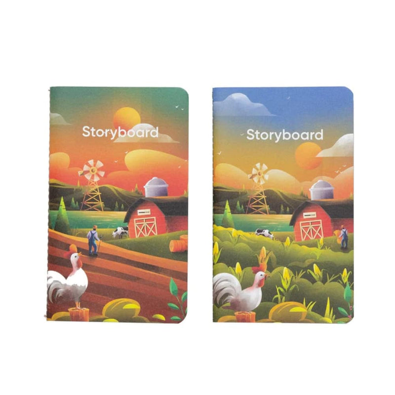 Endless Stationery Storyboard Pocket The Farm Edition Notebook - Front Design Variations