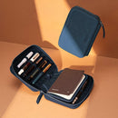 Endless Stationery Companion Leather Pouch Pen Case (10 Slots) - Blue