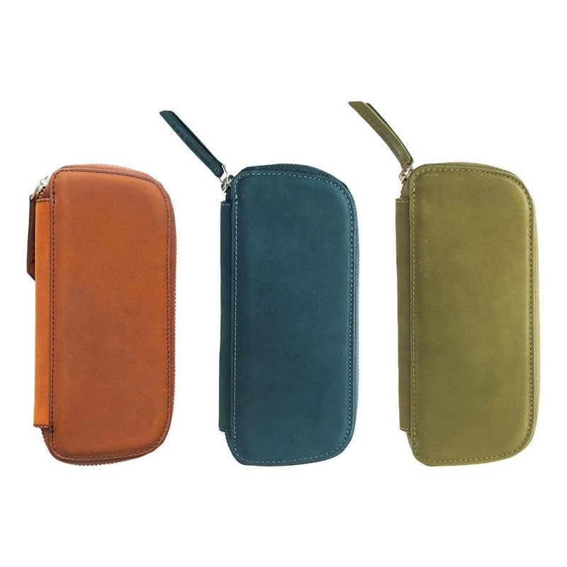 Endless Stationery Pen Case (3 Slots) - Companion Leather Pouch