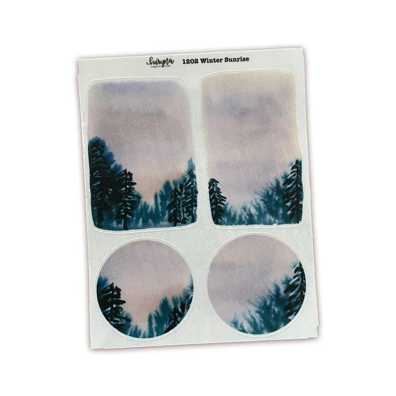 EndlessPens × @karynalovestoplan Winter Sunrise Stickers