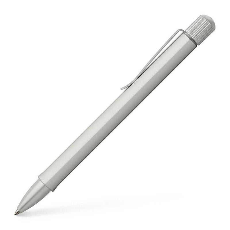 Faber-Castell Ballpoint Pen - Silver Matt Hexo | Endless Pens Online Pen Store