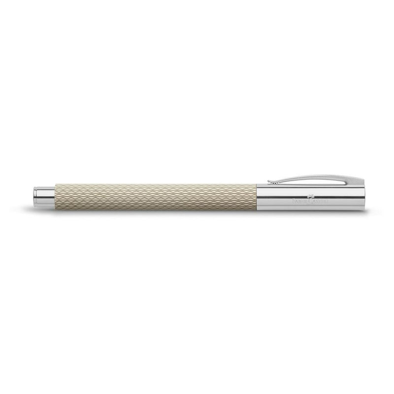Faber-Castell Ambition OpArt White Sand Fountain Pen - EndlessPens