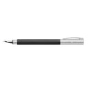 Faber-Castell Ambition Resin Black Fountain Pen - EndlessPens