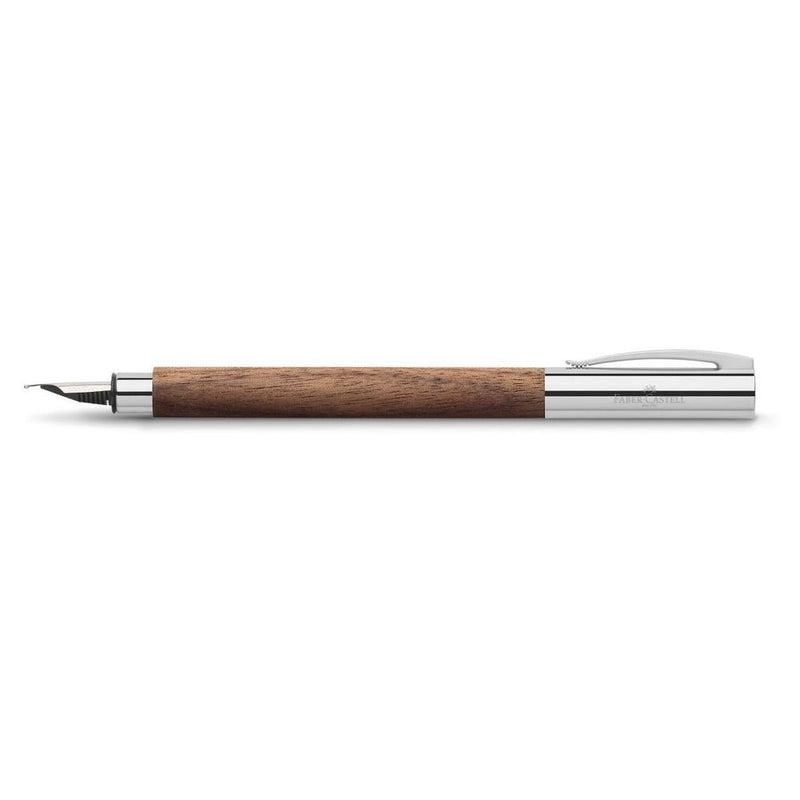 Faber-Castell Fountain Pen - Ambition - Walnut Wood | EndlessPens Online Pen Store