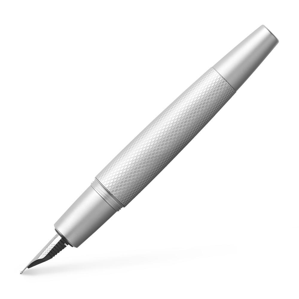 Faber-Castell E-Motion Pure Silver Fountain Pen