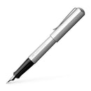Faber-Castell Fountain Pen - Hexo - Silver - Special Edition (2021) EndlessPens Online Pen Store