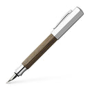 Faber-Castell Ondoro Smoked Oak Fountain Pen - EndlessPens