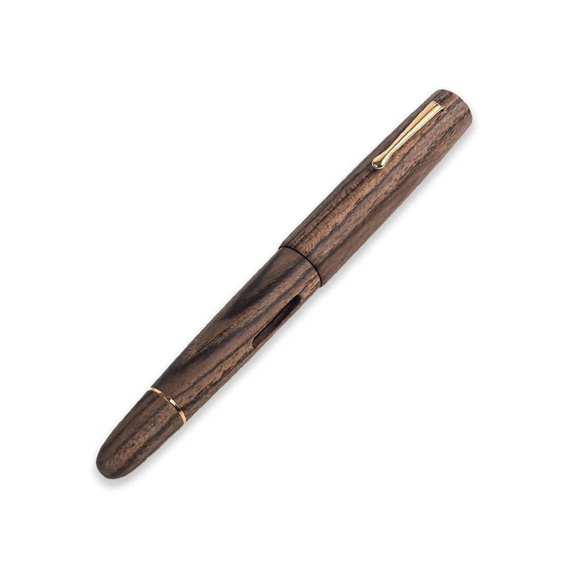Fine Writing International Wood Vacuum Fountain Pen In White Background | Endlesspens