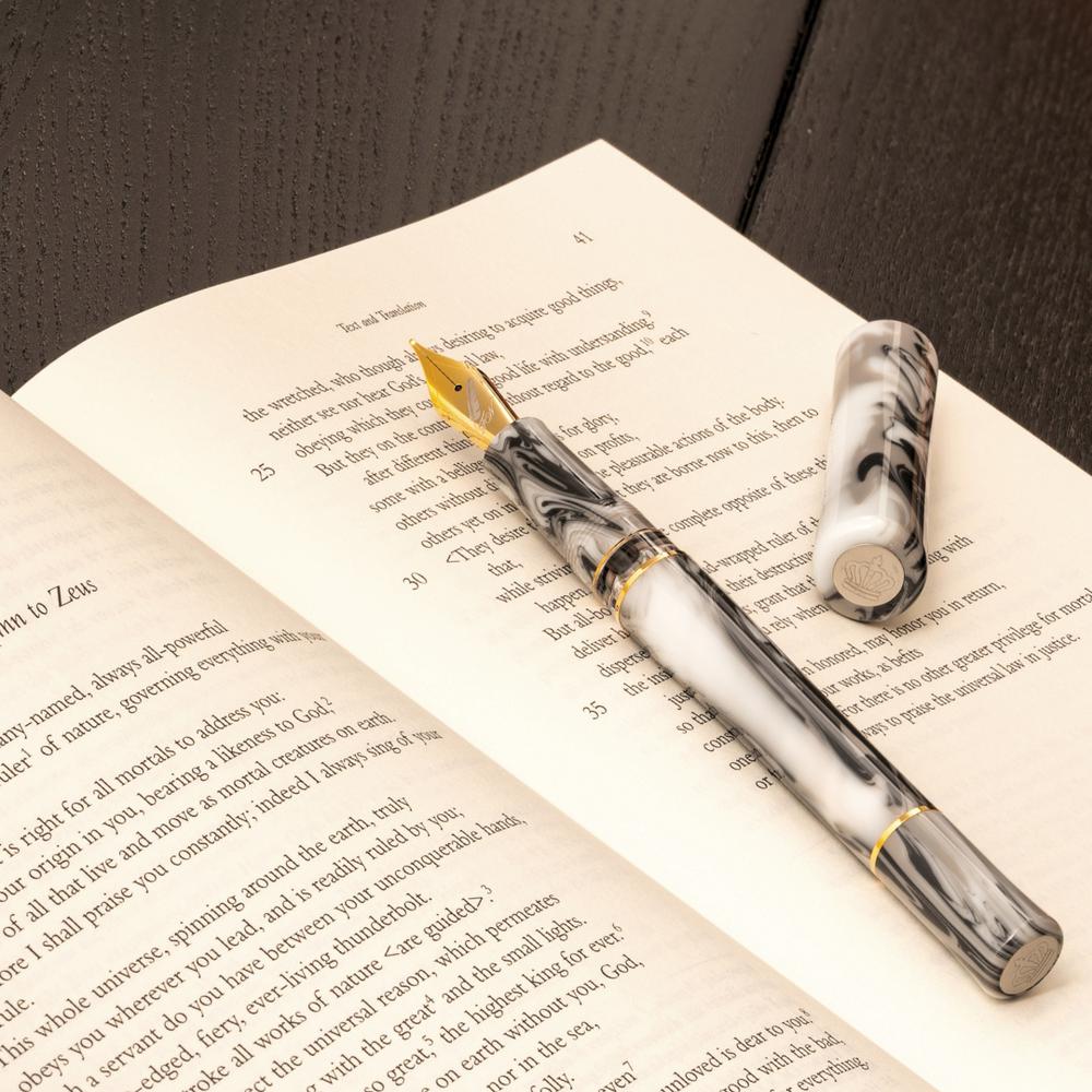 Fine Writing International × @twenty_sides Zeus Fountain Pen | EndlessPens