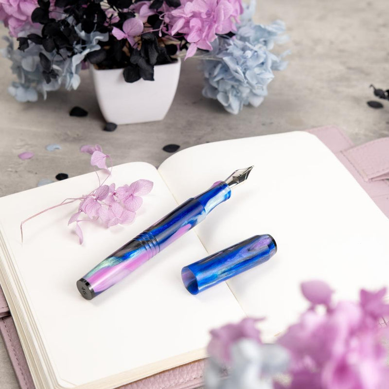 Franklin-Christoph Model 46 Hydrangea Nights Fountain Pen