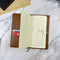 Girologio Hobonichi Weekly Notebook Cover - Classic Tan With Cards Partially Open | EndlessPens