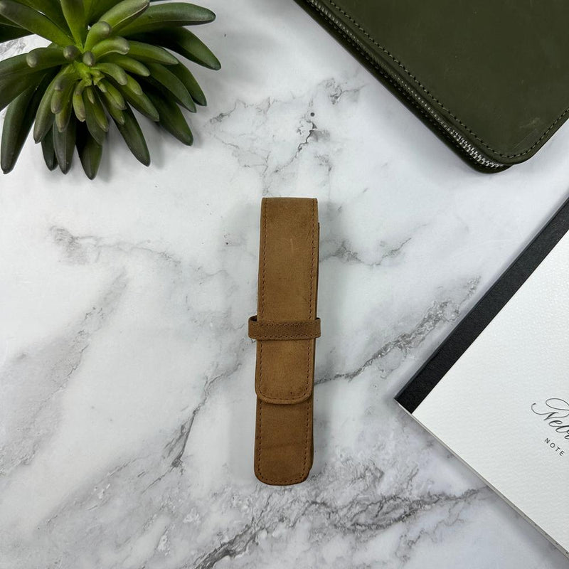 Girologio Pen Case (1 Slot) - Leather