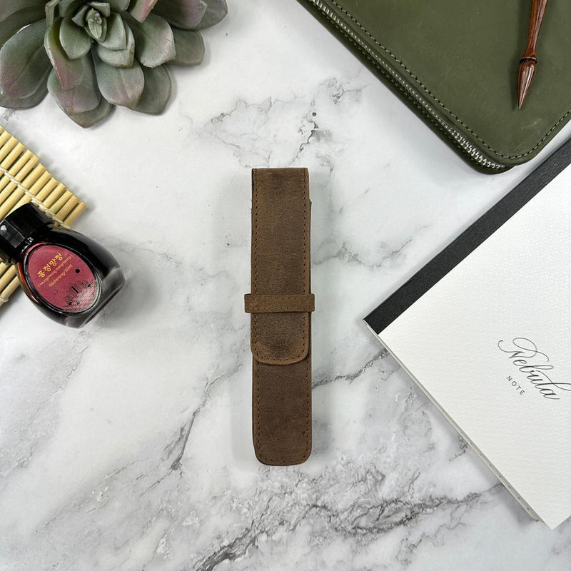 Girologio Pen Case (1 Slot) - Leather
