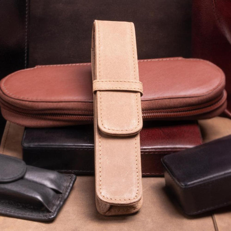 Girologio Pen Case (1 Slot) - Leather