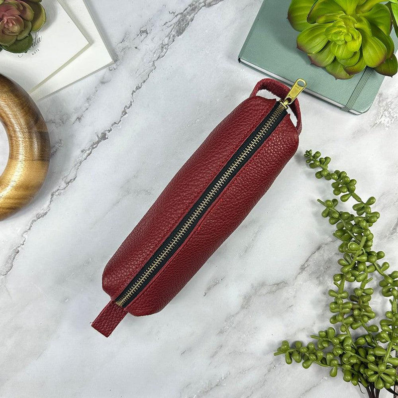 Girologio Zipper Pouch Pen Case - Crimson Ember | EndlessPens