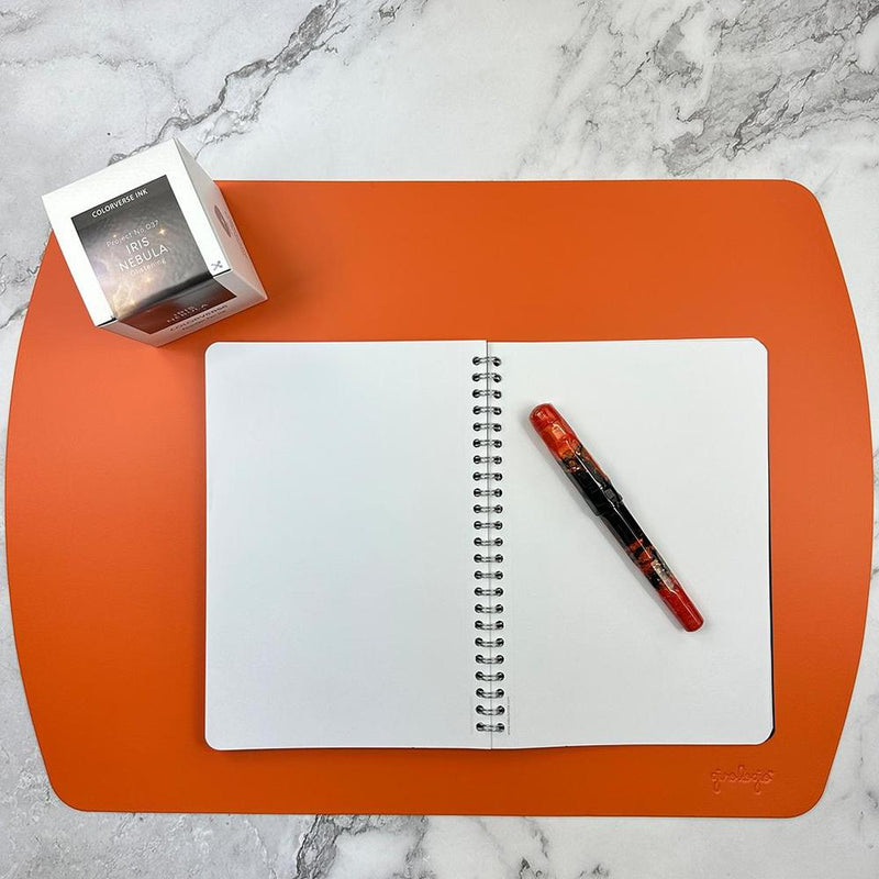 Girologio Writing Mat - Repurposed Leather