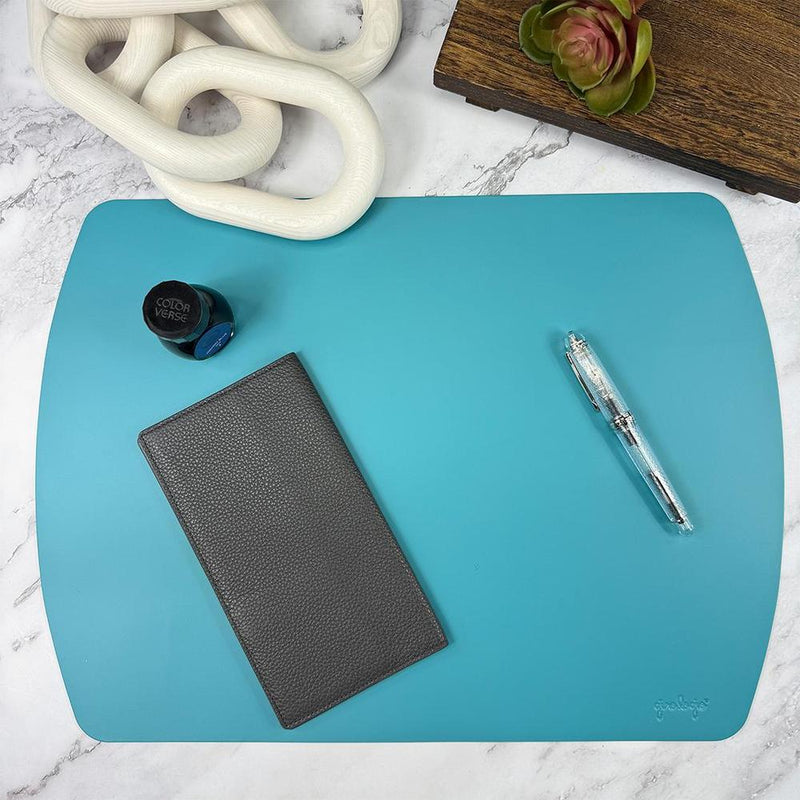 Girologio Writing Mat - Repurposed Leather
