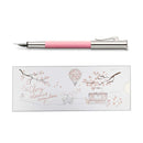Graf Von Faber Castell Guilloche Fountain Pen - Electric Pink