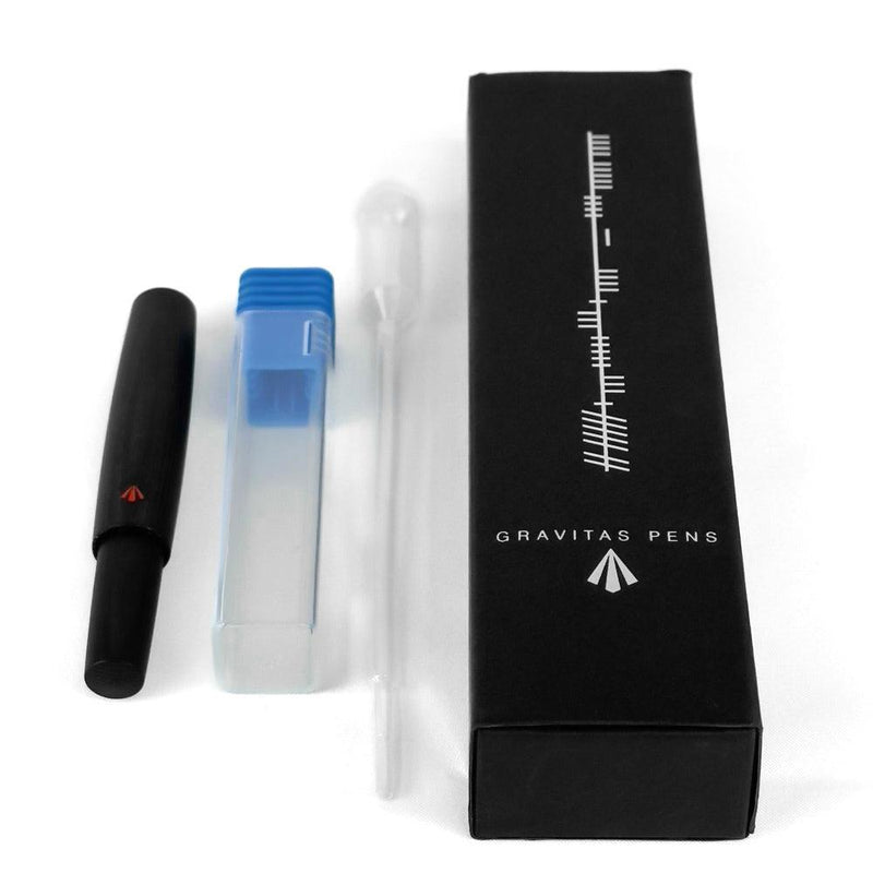 Gravitas Fountain Pen - Dinkey Carbon X (Eyedropper)