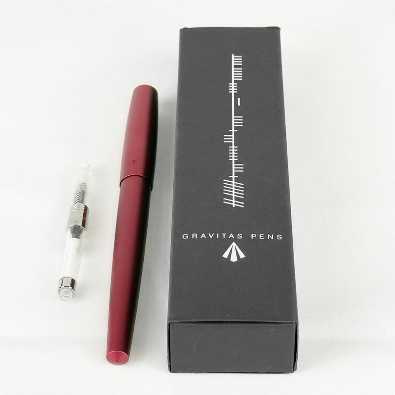 Gravitas Fountain Pen - Entry - Burgundy Red