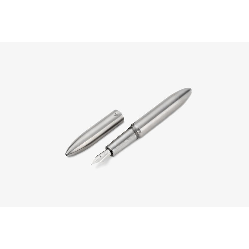 Gravitas Fountain Pen Gravitas - Flagship | Raw Stainless Steel