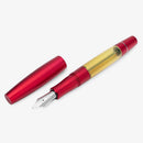 Gravitas Fountain Pen - Monster Aluminum Red + Ultem Barrel