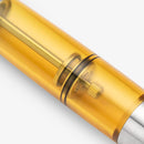 Gravitas Fountain Pen - Monster Grade 5 Titanium Polished + Ultem Barrel