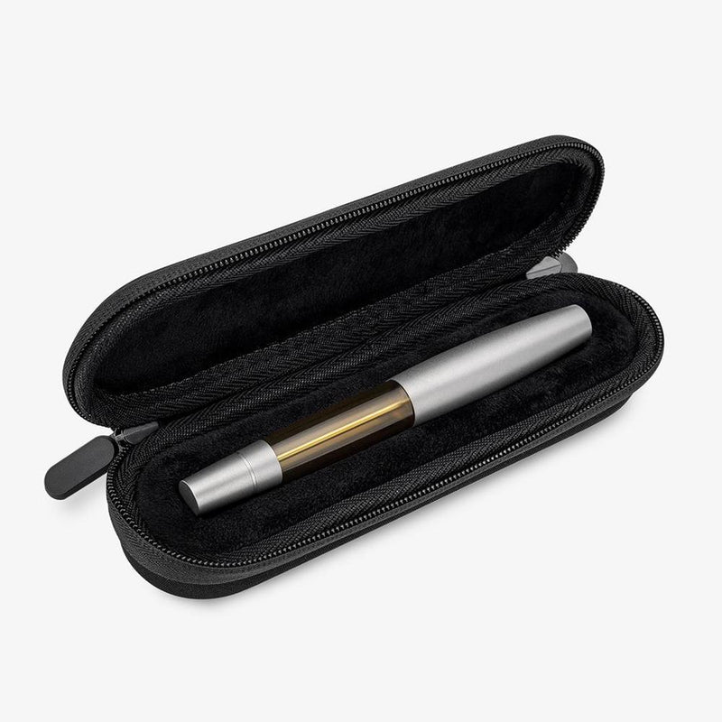 Gravitas Fountain Pen - Monster Grade 5 Titanium Stone Washed  + Ultem Barrel