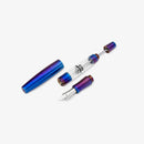 Gravitas Fountain Pen - Monster Grade 5 Titanium TiSiNx + Acrylic Barrel