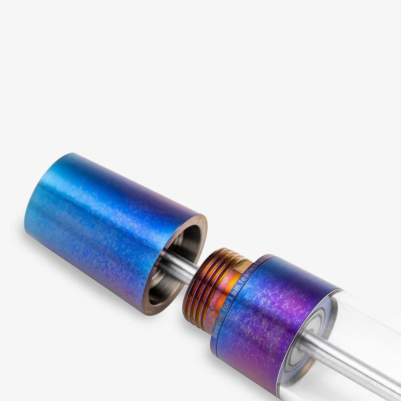 Gravitas Fountain Pen - Monster Grade 5 Titanium TiSiNx + Acrylic Barrel