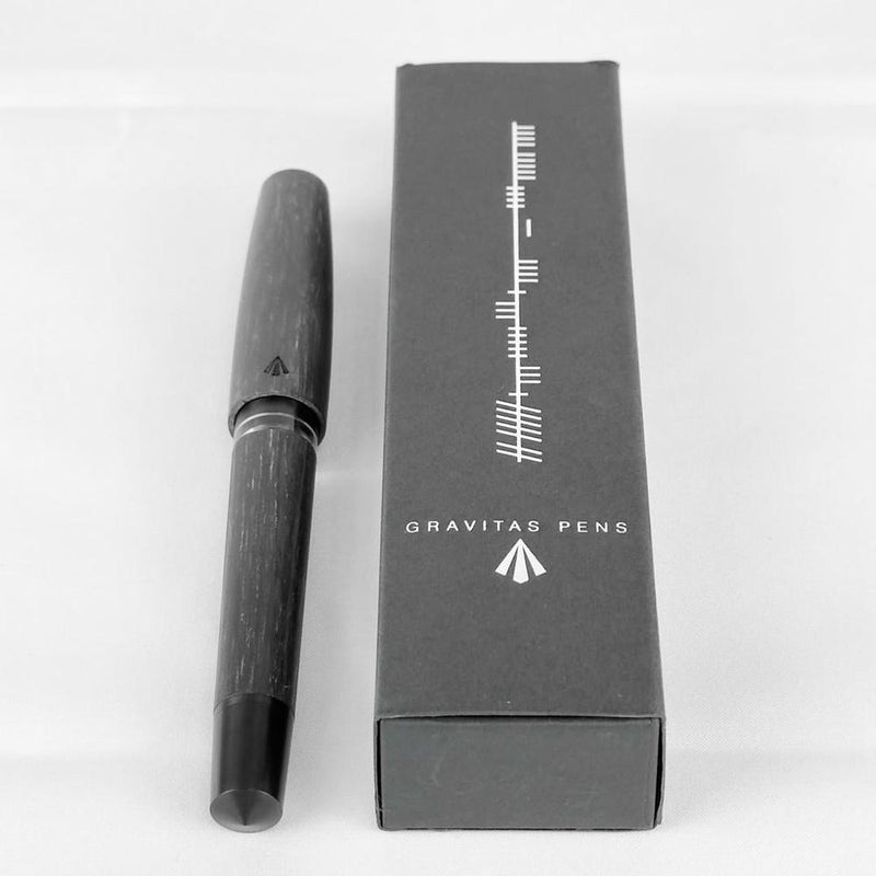 Gravitas Fountain Pen - Piston Carbon Black - Limited Edition (2025)