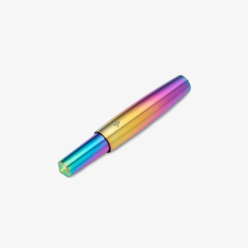 Gravitas Fountain Pen - Pocket - Grade 5 Titanium Rainbow Skittle PVD - Limited Edition (2025)