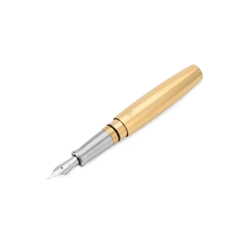 Gravitas Fountain Pen - Pocket - Raw Brass