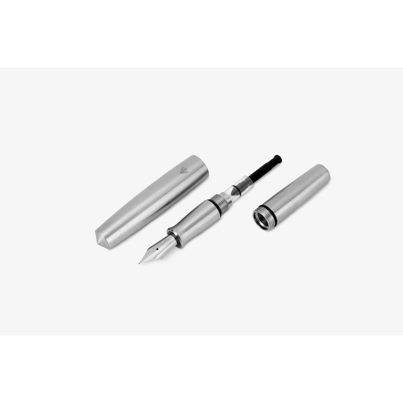 Gravitas Fountain Pen Gravitas - New Stainless Steel Pocket Pen