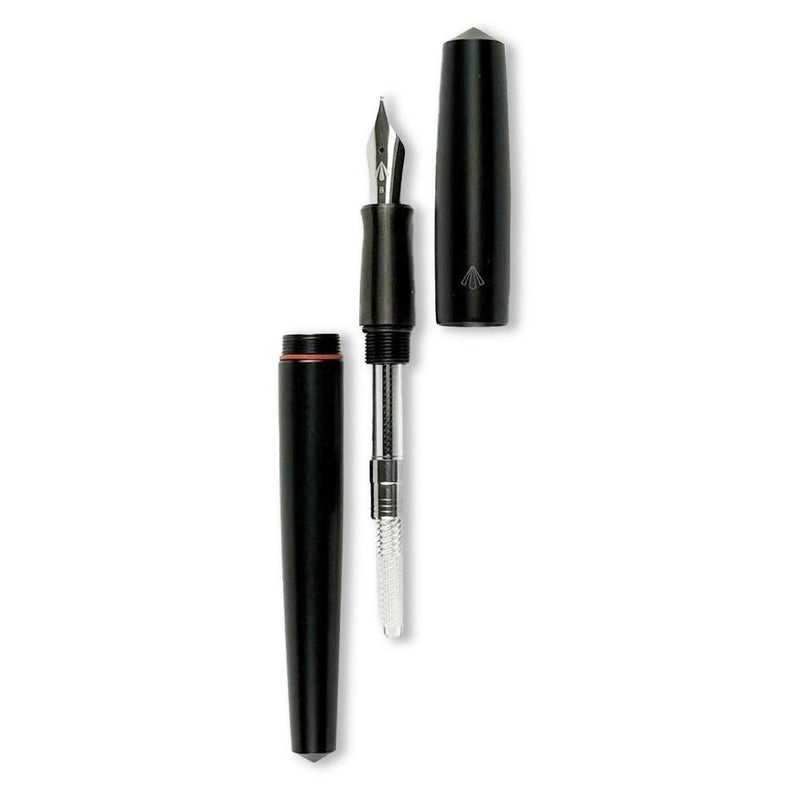 Gravitas Fountain Pen - Sentry - Aluminium Black