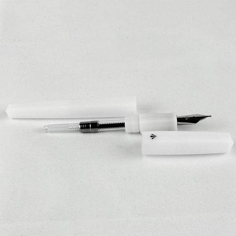 Gravitas Fountain Pen - Sentry - Full White Delrin