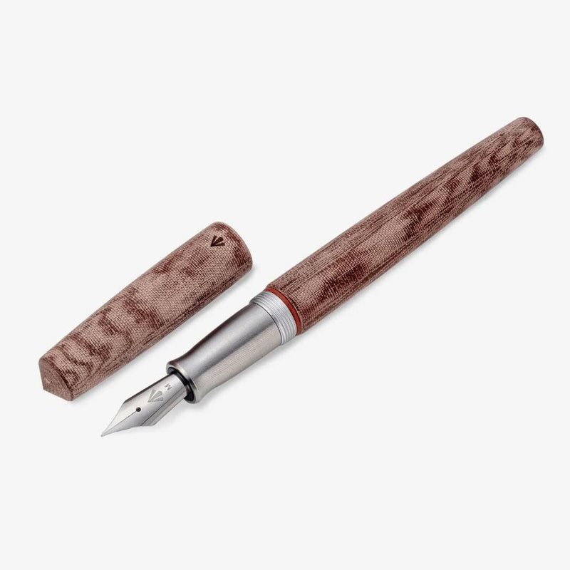 Gravitas Fountain Pen - Sentry - Micarta Red Linen