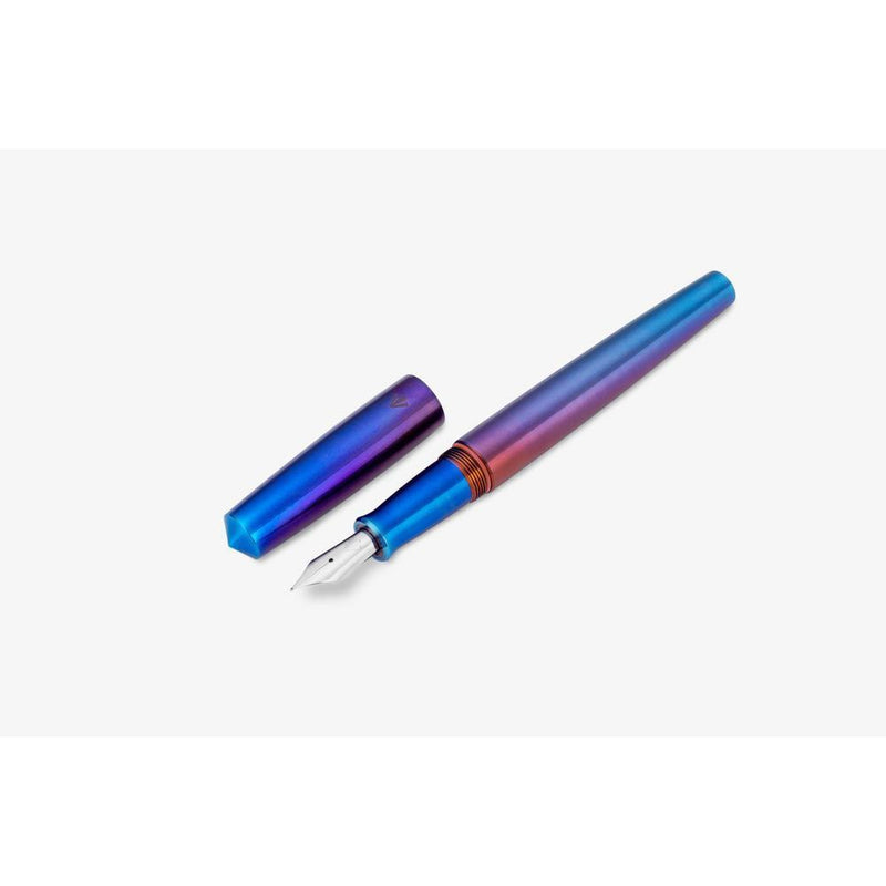 Gravitas Fountain Pen Gravitas - Sentry Raw Grade 5 Titanium Titanium TiSiNx