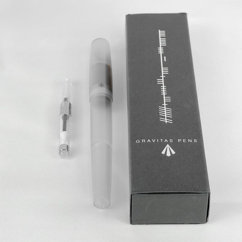 Gravitas Fountain Pen - Sentry - Raw Grade 5 Titanium - Limited Edition (2025)