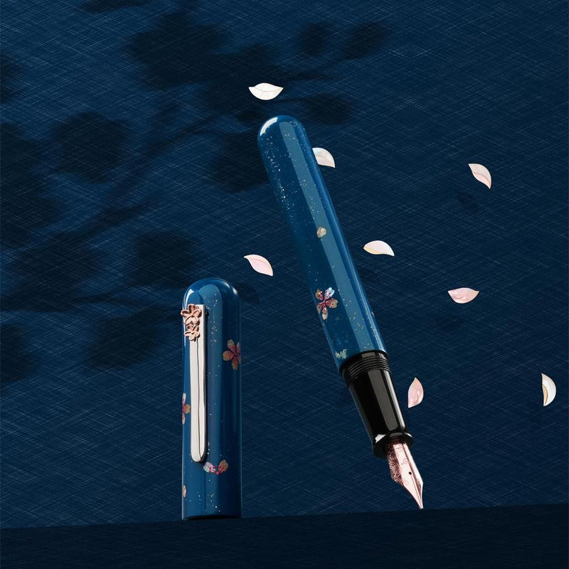 IKKAKU Fountain Pen - Cherry Blossom Urushi