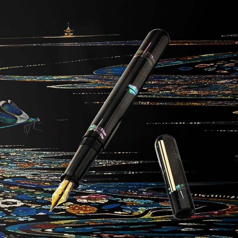 IKKAKU Fountain Pen - Dragonfly Urushi