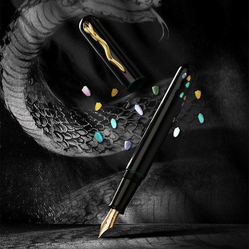 IKKAKU Fountain Pen - Year of the Snake Urushi