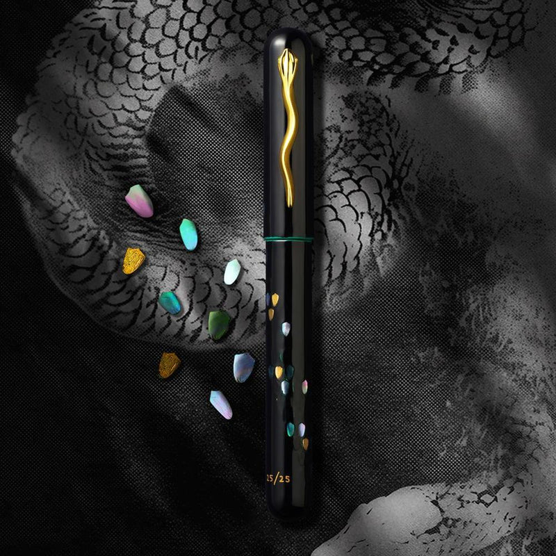 IKKAKU Fountain Pen - Year of the Snake Urushi