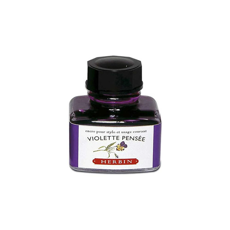 J Herbin Ink Bottle (10ml / 30ml) - Violette Pensée